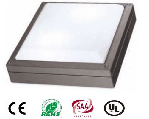 10W emergen/la luz externa llevada montada en la pared vivienda negra/gris/blanca de 800lm del tabique hermético proveedor